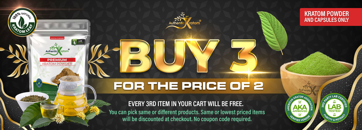 Buy 3 Kratom products for the price of 2 - Same Day Shipping